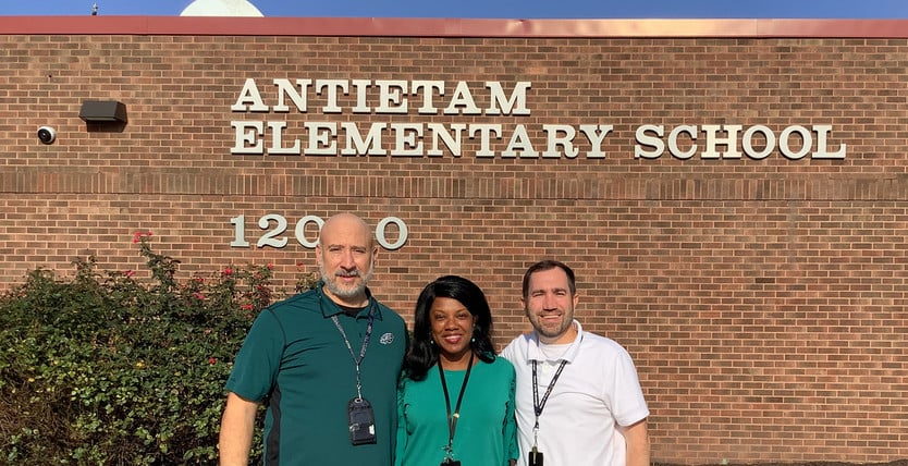 photo of Mr. McManus, Mr. Mahalchick, and Mrs. Estrada